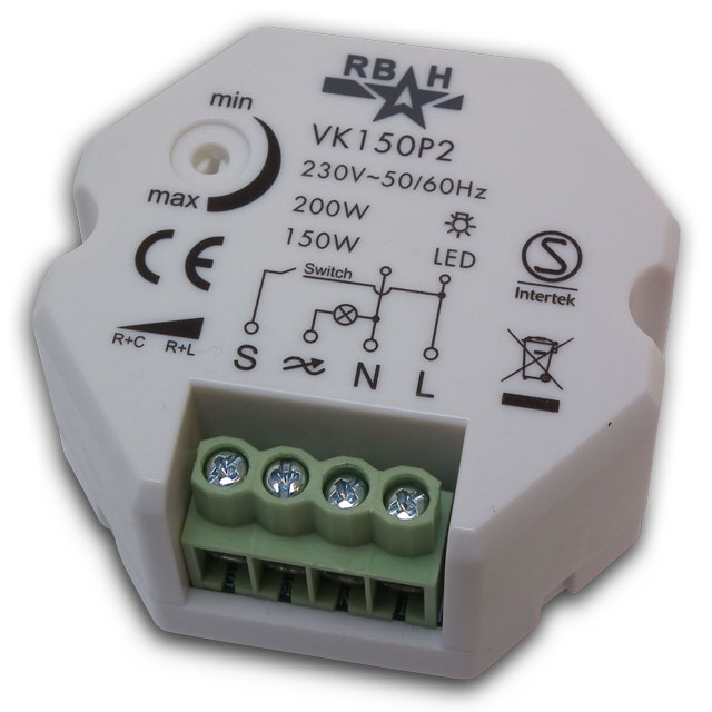 LED puls dimmer VK150P2 150W 230V Verlichtingkopen.nl